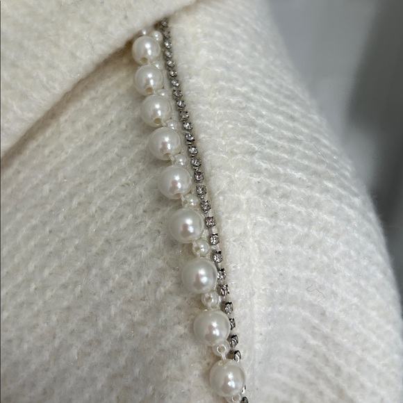 12th Tribe White Pearl-Embellished Jacket - Picture 8 of 12